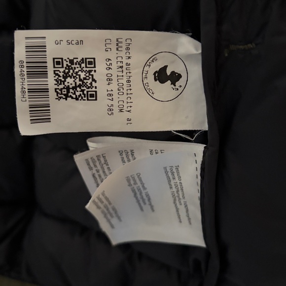 SAVE THE DUCK Kids Olive green puffer jacket - Picture 6 of 8